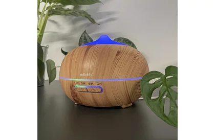 Aromaterapie difuzor cu ionizator și lampă LED - 4în1