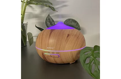 Aromaterapie difuzor cu ionizator și lampă LED - 4în1