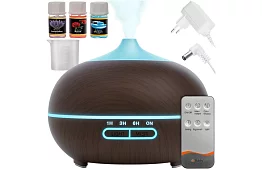 Aromatizator 4 în 1 cu ionizator și lampă LED