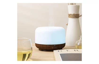 Aromă LED difuzor 4în1 cu umidificator și ionizator