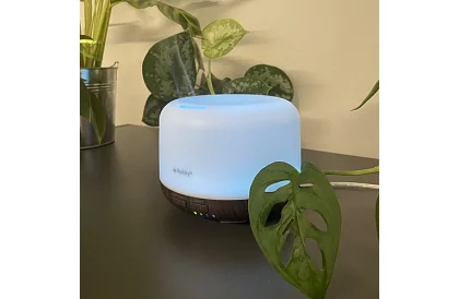 Aromă LED difuzor 4în1 cu umidificator și ionizator