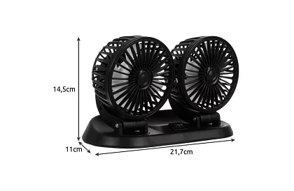Ventilator dublu pentru automobile