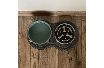 Suport dublu pentru boluri