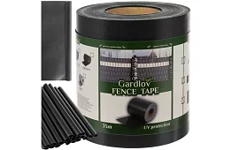 Bandă de umbrire pentru gard antracit - panou 630 g/m² + cleme