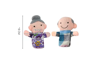 Păpuși de degete - set de 6 personaje