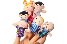 Păpuși de degete - set de 6 personaje