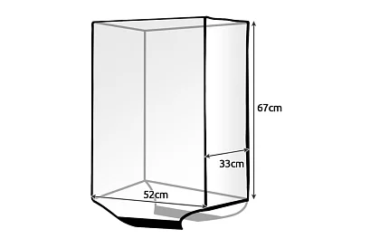 Ambalaj de protecție transparentă pentru valiză de călătorie