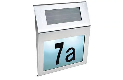 LED solar numărul casei