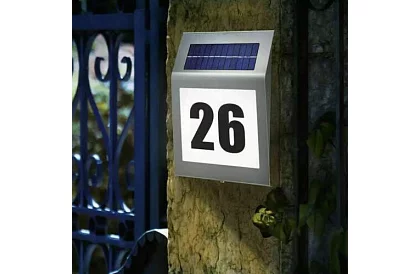LED solar numărul casei