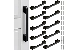 Set de mânere pentru mobilă 10 bucăți – mânere negre