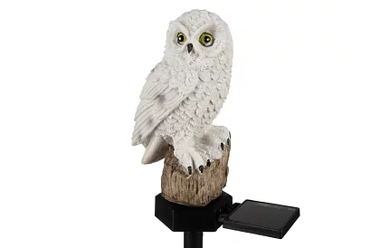 Lampa de grădină solară – bufniță