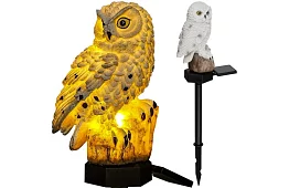 Lampa de grădină solară – bufniță