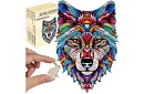 Puzzle din lemn lup - 170 piese - 38 x 27 cm