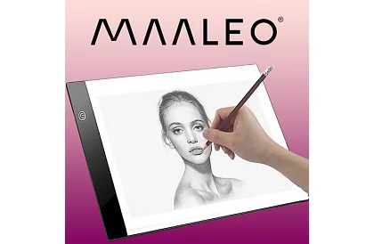 Placă LED iluminată pentru conturare A4