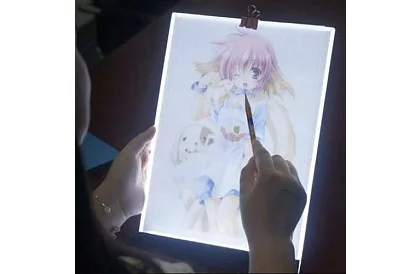 Placă LED iluminată pentru conturare A4