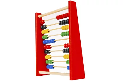 Război de numărat cu mărgele din lemn pentru copii