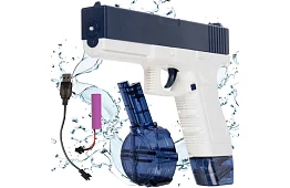 Pistolă automată cu apă + 2 încărcătoare