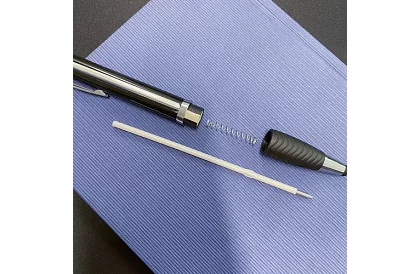 Set de 6 stilouri cu vârf - 3 x albastru + 3 x negru