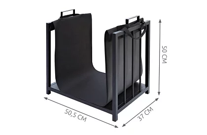 Suport pentru lemne pentru șemineu